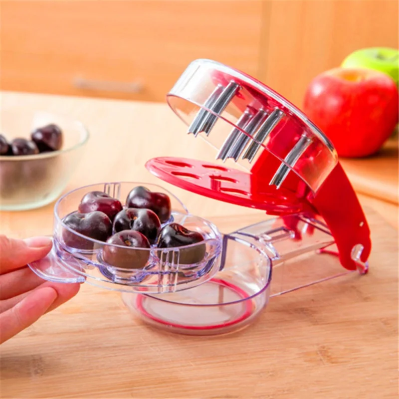 

Cherry Fruit Olive Core Seed Corer Useful Cherry Pitter Remover Remove Tool Pit Fruit Kitchen Gadgets Tools