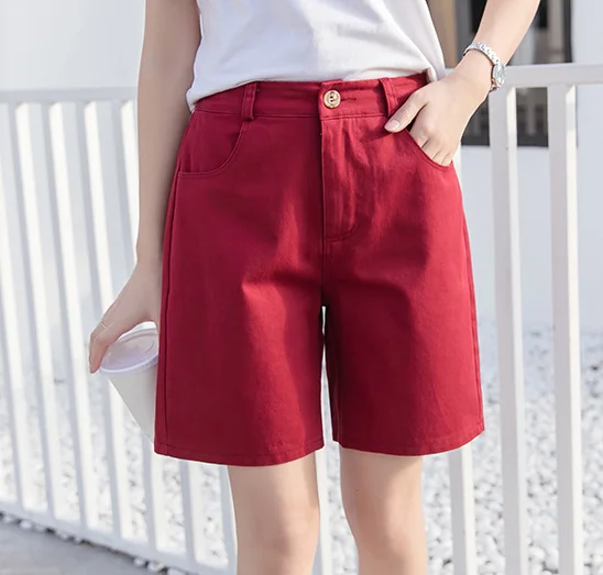 slacks Women Hot High Waist Casual Wide Leg Female Shorts New fashion 2021 Summer GRAY22 dickies pants Pants & Capris