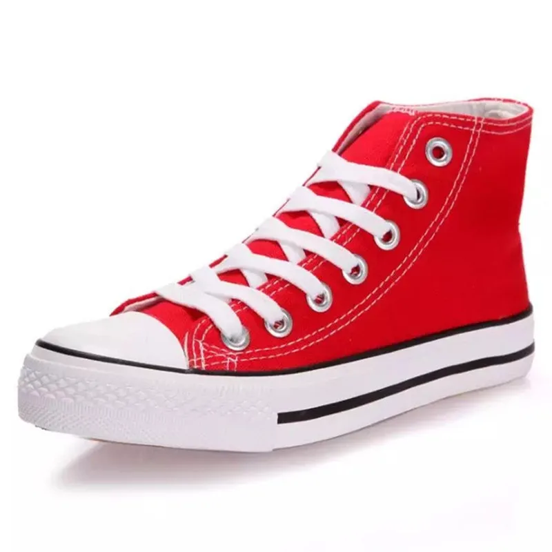 

2018 new men's shoes canvas skates men's high-top breathable lightweight shoes couple boys and girls shoes fashion Leisure shoes