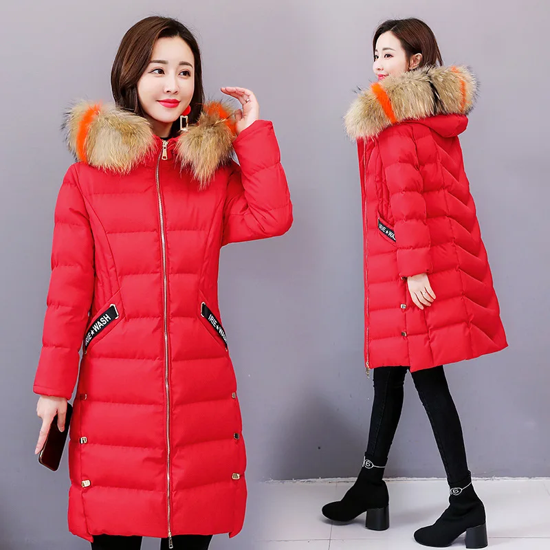 

2018 Winter Long Sleeve Mid-length Long Sleeve Trend of Fashion Comfortable Casual Simple Cotton Coat