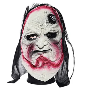 

New Halloween Evil Mask Horror Latex Zombie Mask Good Texture Mask Demon Head Mask Cosplay Party Props Halloween Decoration New
