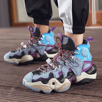 

Men Shoes Hip Hop Street Fashion High Top Sneakers Men Casual Suede Shoes Boys Zapatos De Hombre Cool Basket Tenis Masculino