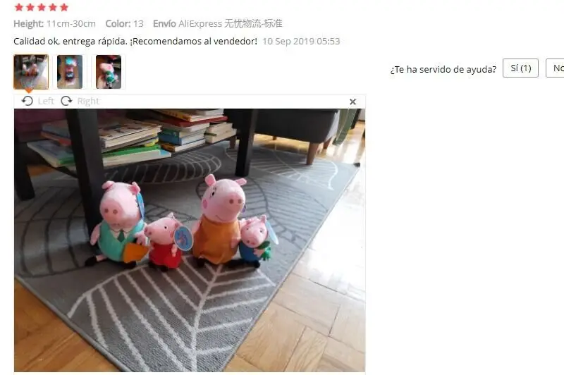 Cute 19cm Peppa Pig Little George Family Plush Doll Decoration Pink Pig Girl Decoration Keychain Children Christmas Toy Gift