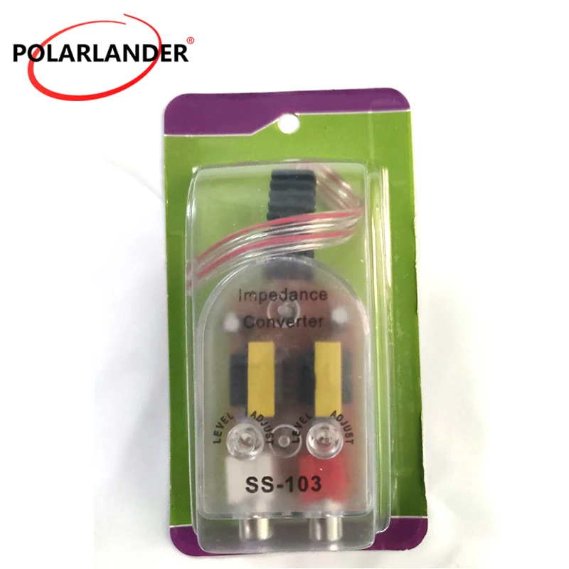 

Car Converter High to Low Hot Selling Impedance Converter High Quality Speaker to RCA Line