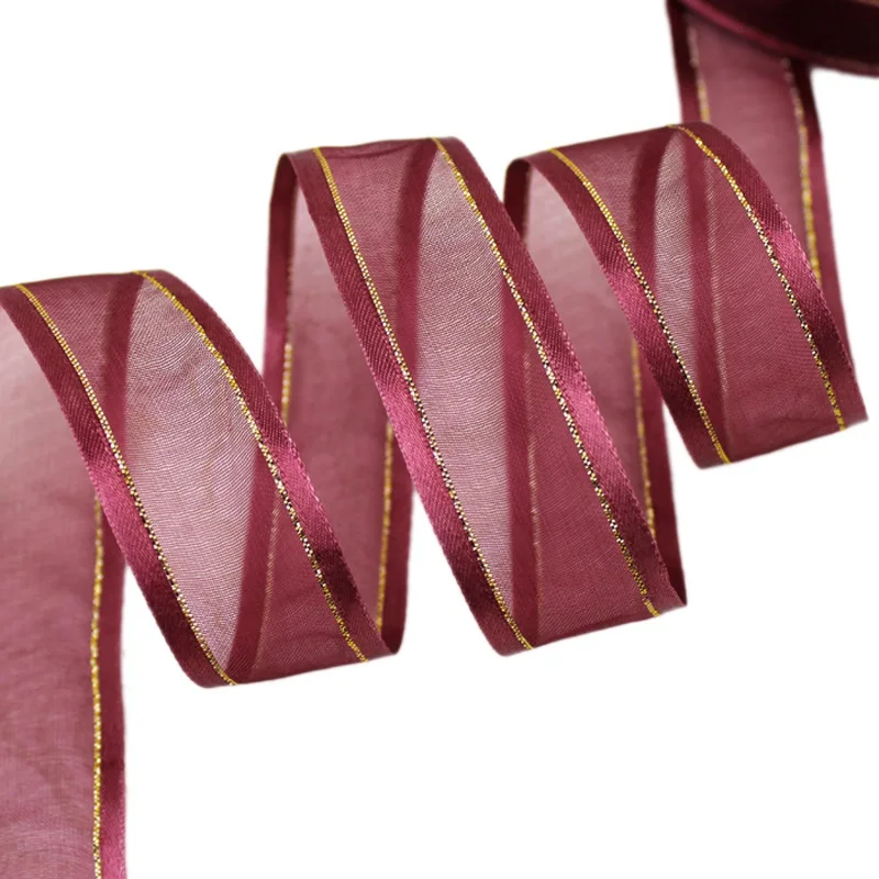 Nastro Satinato Arancione 4cm x 22m - Nastro Decorativo per Matrimoni e
