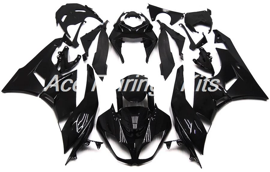 Литья под давлением ABS обтекатель наборы пригодный для Kawasaki ZX6R 2009 2010 2011 2012 Обтекатели ZX-6R 09, 10, 11, 12, ниндзя 636 черный настенные светильники