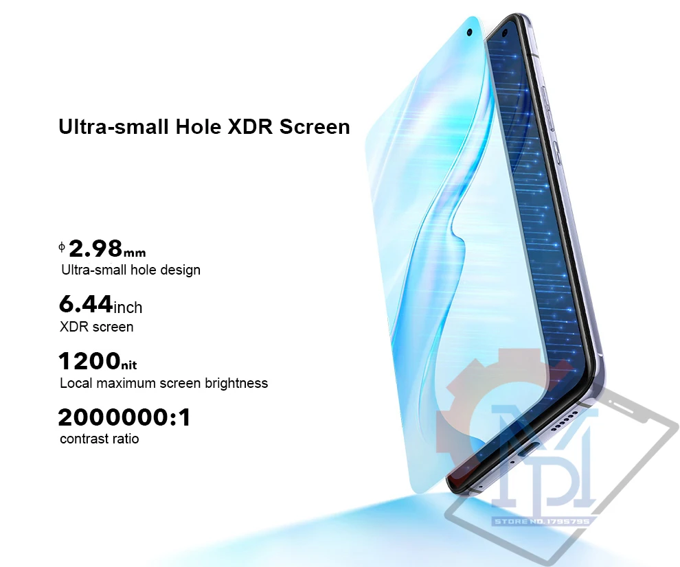 vivo x30 5G мобильный телефон 6,44 дюймов HDR 8 ГБ+ 128 ГБ Exynos 980 Восьмиядерный Android 9,0 Quad камеры 4350 мАч смартфон