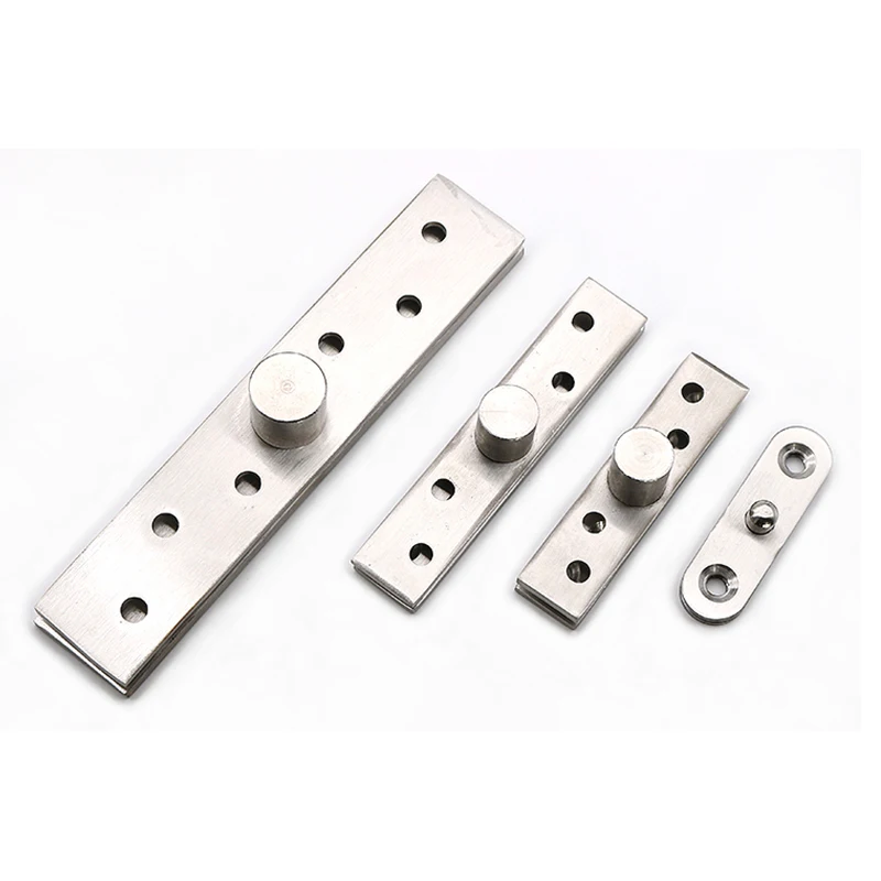 2 to 10PCs 201 Stainless Steel 360 Degree Rotating Hinge Shift Closet Up and Down Doors Pivot Hinge Drop Shipping Box with Screw