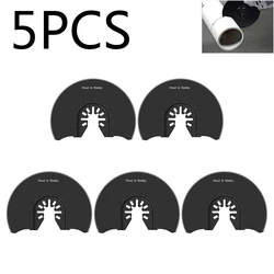 Hoja de sierra de segmento semicircular para cortar madera, herramienta eléctrica multifunción, Accesorios Dremel, oscilante
