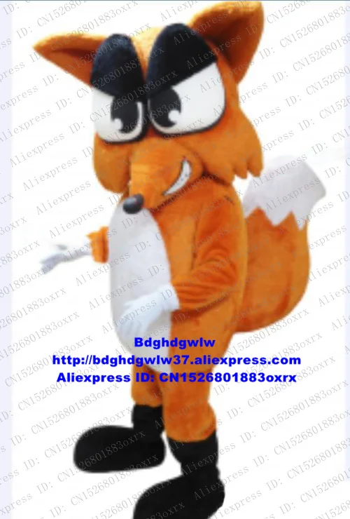 Коричневый Jackal Dhole Костюм лисы-маскота костюм персонажа мультфильма для взрослых