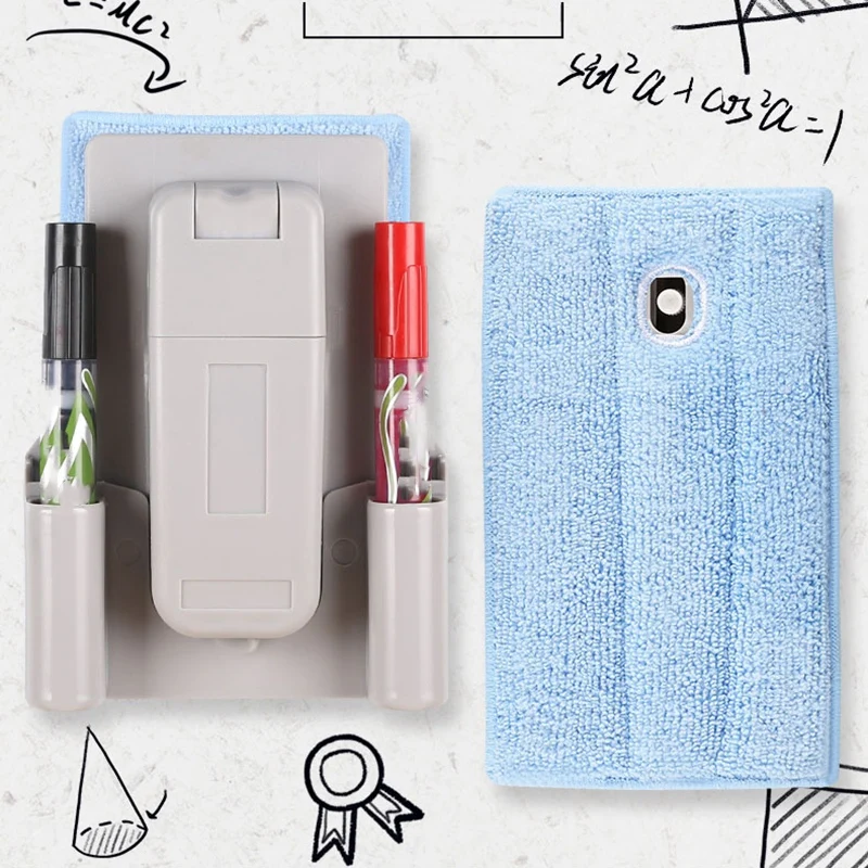 

1PC Magnetic Flannel Whiteboard Eraser Plastic Marker White Board Cleaner Eraser Blackboard Wipe Office School Stationery Supply