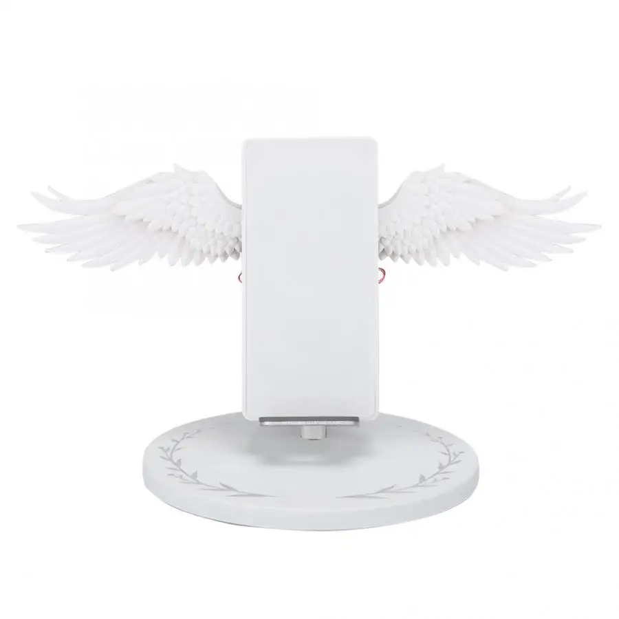 Angel Wings настольная подставка 10 Вт usb type-C Беспроводная зарядка быстрое зарядное устройство для телефонов