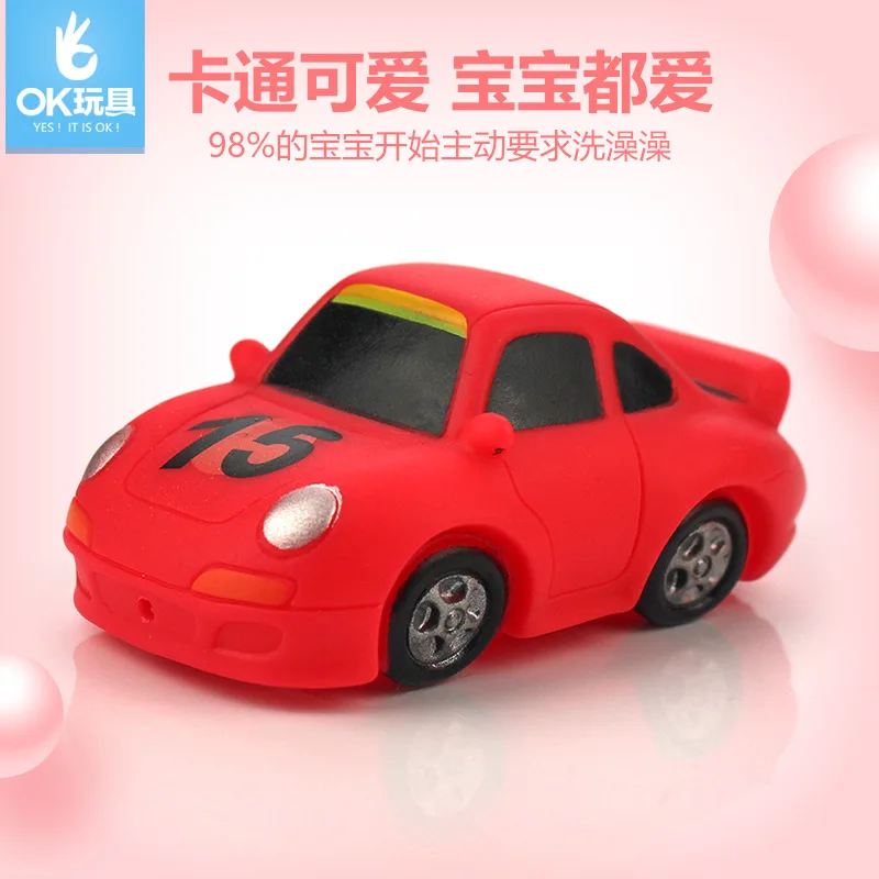 Плавающая игрушка для ванны, плавающая Мягкая силиконовая игрушка, детские игрушки для игры в воде, детские игрушки для мальчиков и девочек