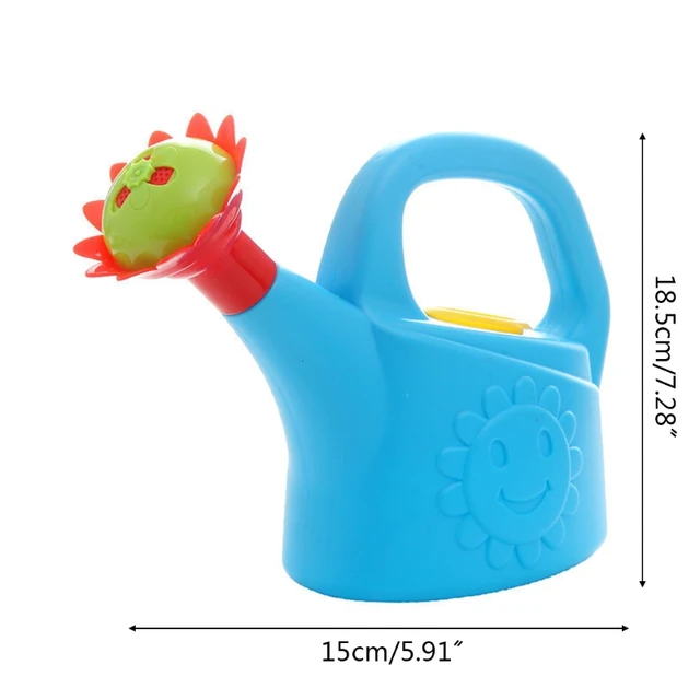 1 Pc Kids Summer Beach Toys Cute Flower Design Baby Watering Can Seaside Kids Play Water Games Tool Kids Outing Supplies 2