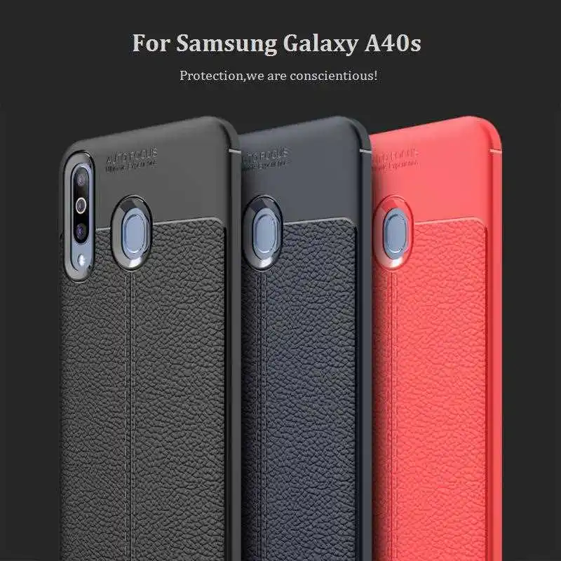 

Mokoemi Lichee Pattern Shock Proof Soft 6.4"For Samsung Galaxy A40s Case For Samsung Galaxy A40s Cell Phone Case Cover