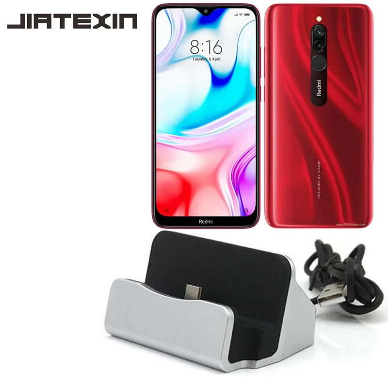 

JIATEXIN For Xiaomi Redmi 8/8A Desktop Data Sync Type-C USB Cable Dock Charger Station For Redmi Note 8 Pro USB Charging Dock