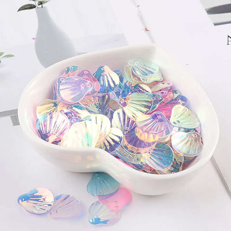 LC/13 мм прозрачный фантомный корпус/10 грамм блёстки ПВХ плоский для DIY Изготовление карт крафт цветная коллекция