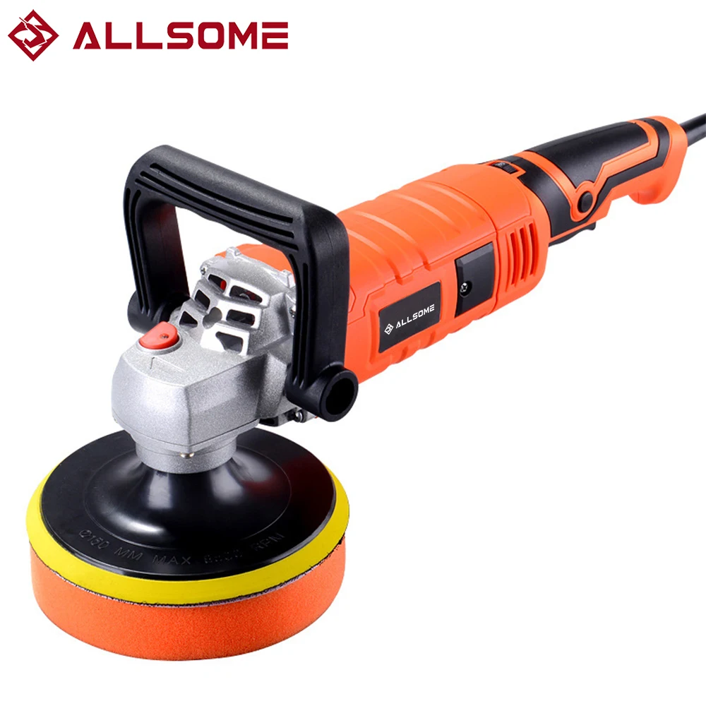 

ALLSOME Grinder Mini Polishing Machine Car Polisher Sanding Machine Orbit Polish Adjustable Speed Sanding Waxing Power Tools