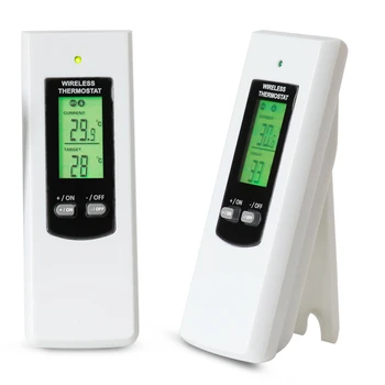 

Wireless Smart Thermostat Intelligent RF Remote Control Digital LCD Display Temperature Controller Socket 110V US Plug
