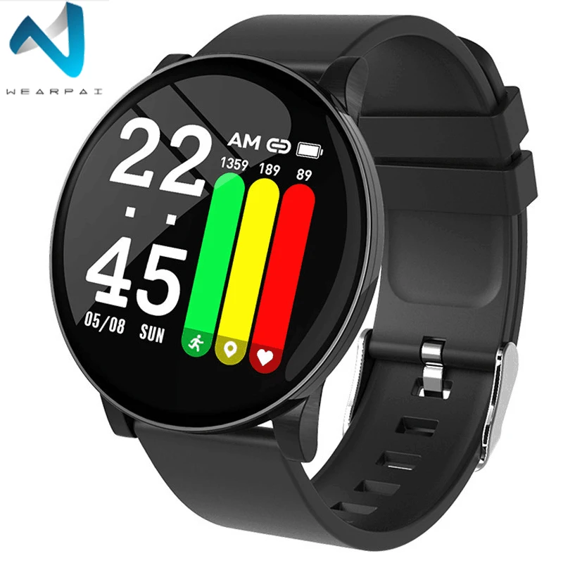 Wearpai W8 умный Браслет монитор сердечного ритма Водонепроницаемый Фитнес-трекер