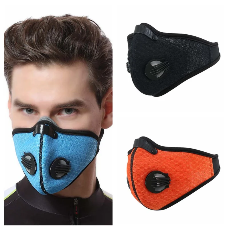 

Cycling Face Nylon Mask Spandex Activated Carbon Lightweight Breathable Adjustable Mouth Protection Outdoor Sportswear Accessori