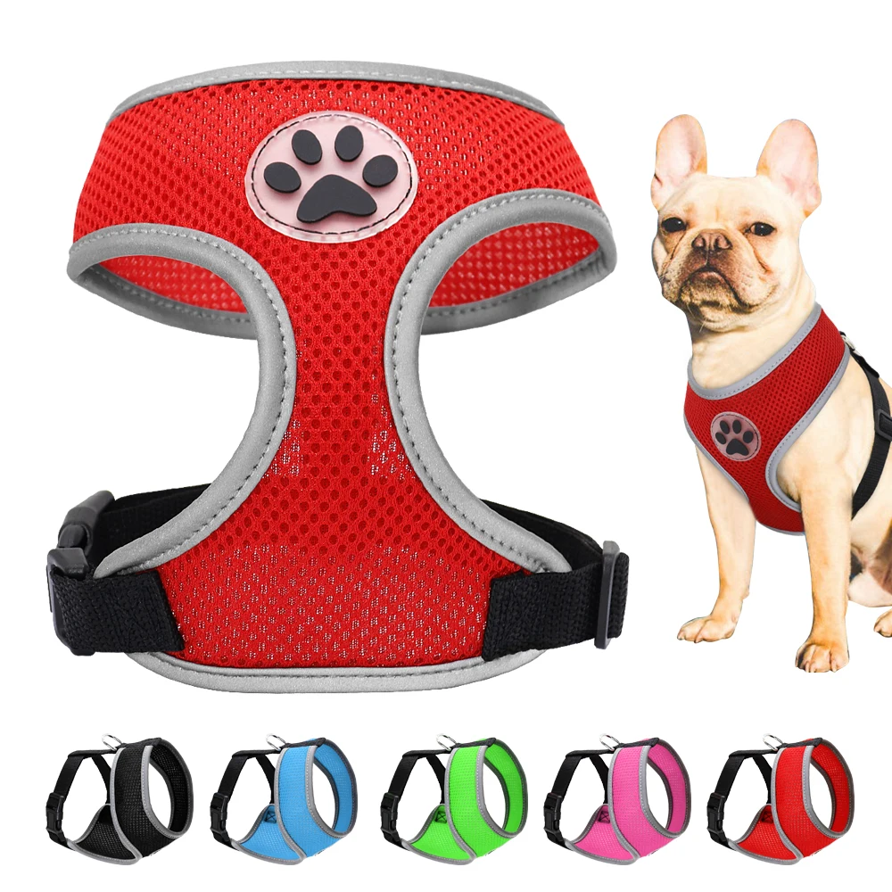 Atmungsaktive Kleine Hund Pet Harness Reflektierende Welpen Katze Weste