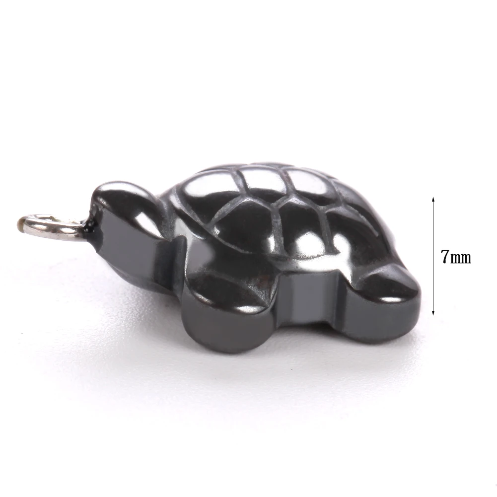 Elegant Black Hematite Stone Animal Charms Pendant