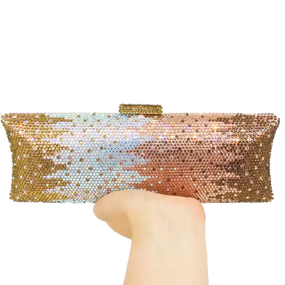 Женские вечерние сумки и клатчи Boutique De FGG элегантные кошельки с кристаллами