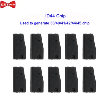 

KEYECU 10pcs ID44 Chip Ceramic to Generate 33/40/41/42/44/45 Aftermarket Transponder Chip With PCF7935AA