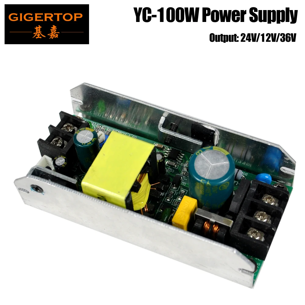 TIPTOP YC 100 12 Вт В 24 выход 54x1 RGB светодиодный блок питания для дома комнаты танцпола