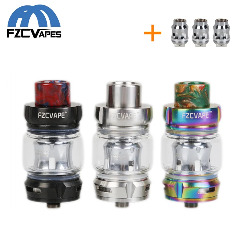 

Vape Tank FZCVAPE Vapebeats E-Cigarette Atomizador 6.5ml Triple/Dual Mesh Subohm Tank For 510 Box Mod Vaporizer VS FreeMax