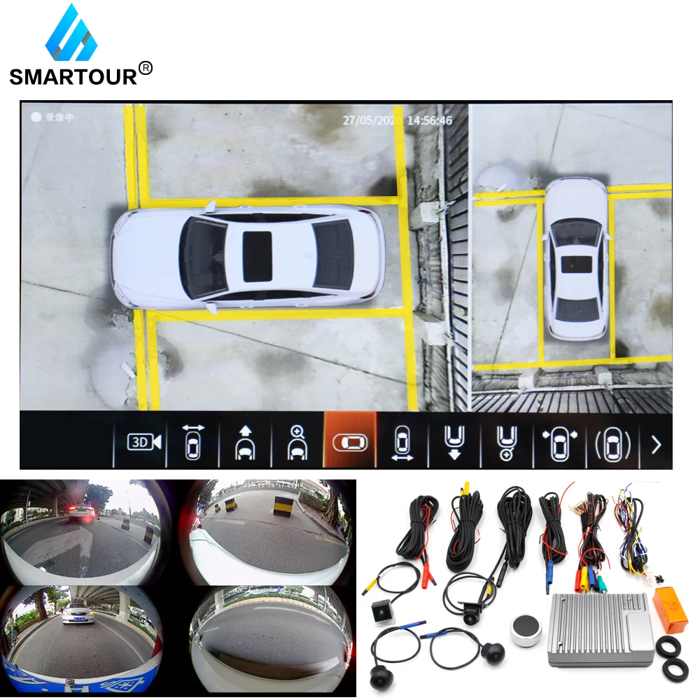 Автоматическая панорамная камера заднего вида Smartour система парковки на 360