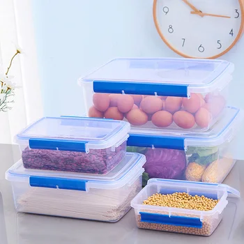 

Refrigerator Storage Box Rectangular Large Hotel Freezer Refrigerator Storage Box Kitchen Tools Extra Large Capacity Sealed Box