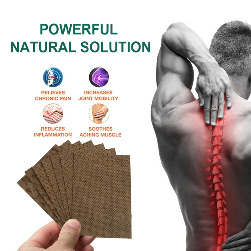 8/24/40pcs Hot Pepper Analgesic Patch For Rheumatoid Arthritis Knee