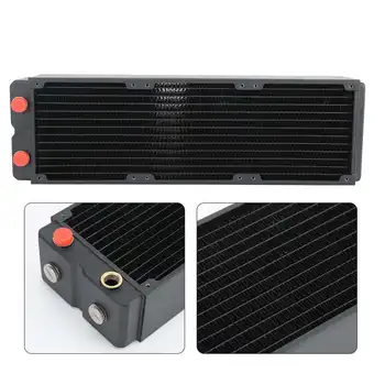 

Computer Water Cooling Radiator 3-layer 12-tube 65MM Copper Heat Sink CPU Cooler for PC Water Cooling System