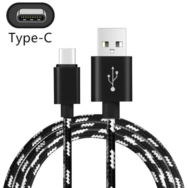 Type C Cable For Samsung A11 A12 A52 A51 Xiaomi Redmi 10 9 Huawei P30 Pro Fast Charge Mobile Phone Charging Wire White Cable