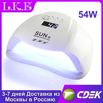 

54W LED Nail Lamp with 36 Pcs Leds UV Lamp For Manicure Gel Nail Dryer Drying Nail Polish Lamp Auto Sensor Manicure Tools
