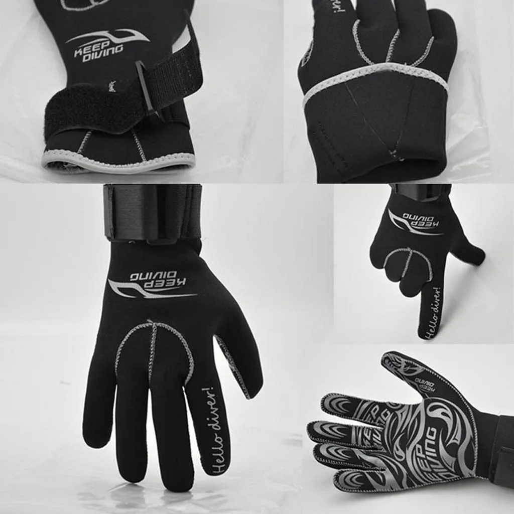 Professional Adult Scuba Diving Swim Windsurf SUP Hood Cap + Wetsuit Gloves for Water Sports