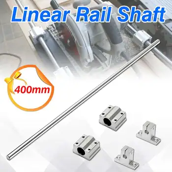 

8x400mm Linear Rail Shaft with 2pcs Shaft Supports and 2pcs Linear Bearing Block