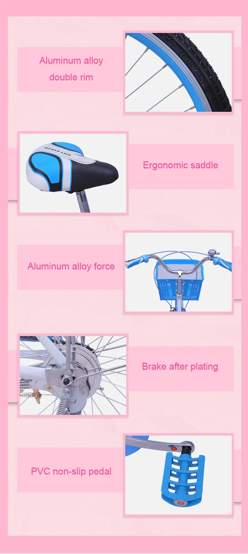 Top Bicycle Commuter Bicycle 20/24/26 Inch Men and Women Urban Retro Travel Light Adult Princess Student Ladies Car 5