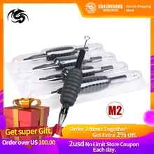 Одноразовая стерилизованная Черная рукоятка с колба для игл M2 10 шт иглы 19 мм татуировки