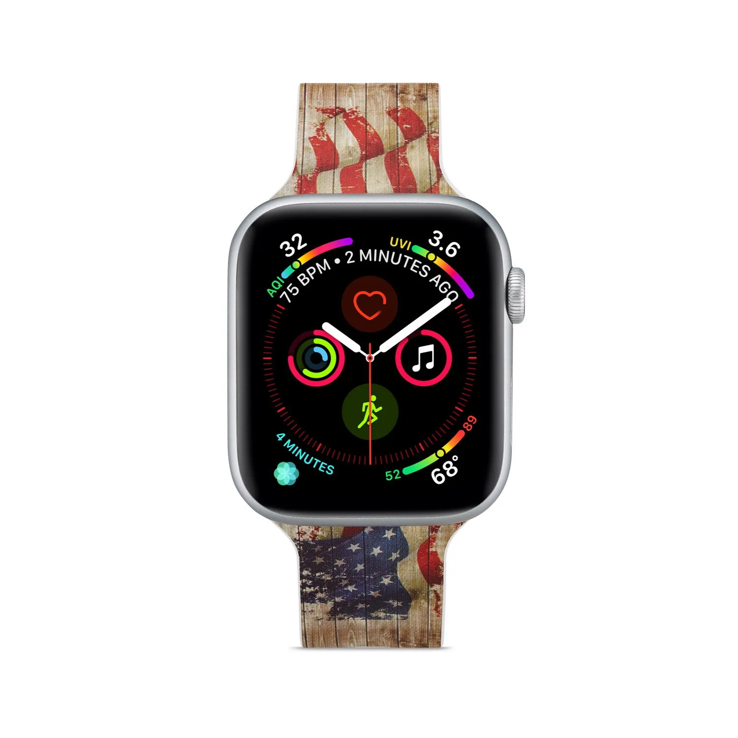 Для Apple Watch 38 мм 42 мм 40 мм 44 мм мягкий ремешок мультфильм камуфляж браслет для iwatch серии 5 4 3 2 1 Аксессуары для умных часов