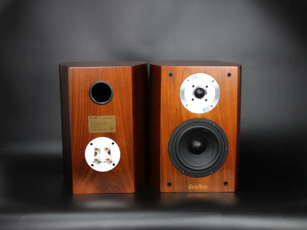 FLASH SALE! SoundArtist S65B Unique Design 6.5" Bookshelf Speakers | Audiophile Pair | 70% Off LOWEST PRICE EVER EU Only 2