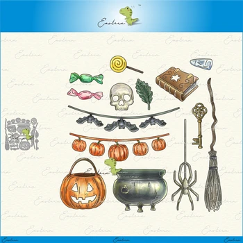 

Halloween parts Cutting Dies new 2020 Metal mould dies Scrapbooking Paper Making Craft die Matching color paper dies die cut