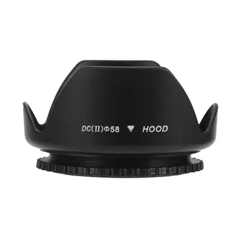 

Hot New 1pcs 58mm Lens Hood Screw Mount Flower Shape for Canon HOOD Lens Camera High Quality ACEHE FY904