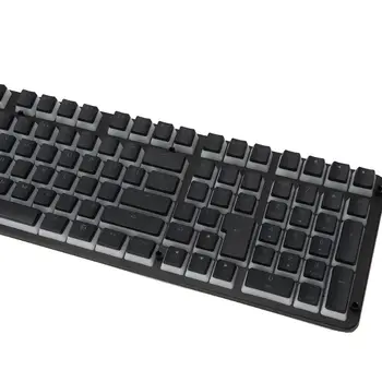 

RGB RGB 110 Keycaps ANSI Layout Add ISO PBT Pudding Double Skin Milk Shot Backlit Keycap With Keycap Storage Board For OEM MX