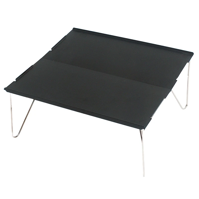 

Outdoor Folding Table Durable Aluminum Plate Portable Table Lightweight Mini Furniture For Barbecue Camping Picnic Hiking