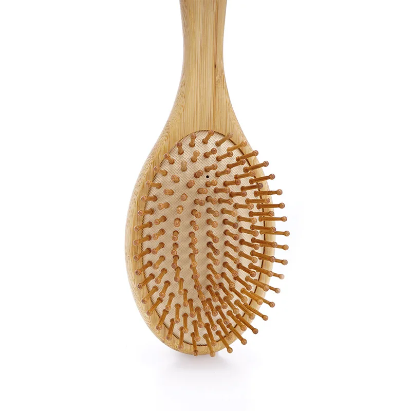 Горячая Высший сорт здоровая расческа moso bamboo деревянная расческа подлого вырезанные из дерева Массажная Расческа массажная расческа производители