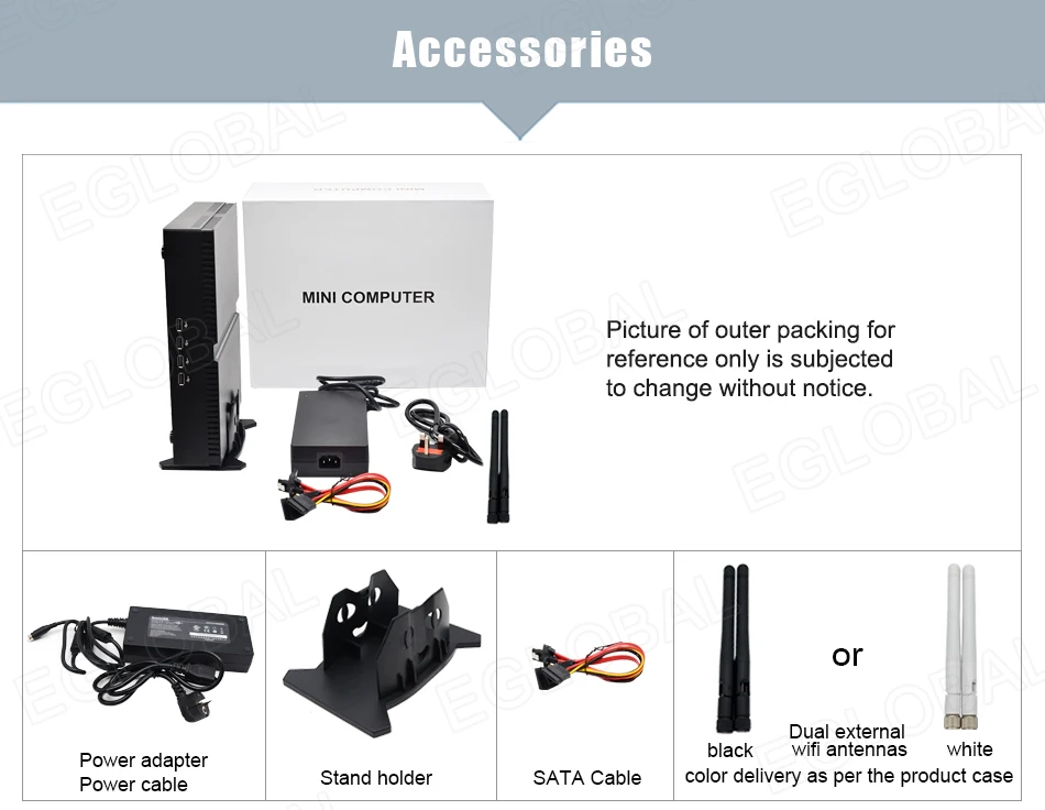 Game Killer Mini PC with Intel Core i9 9900KF/i7 9700KF, Nvidia RTX1660S 6GB, AX200 WiFi, 4K HDMI/DP/DVI – High-Performance Desktop Computer. Description Image.