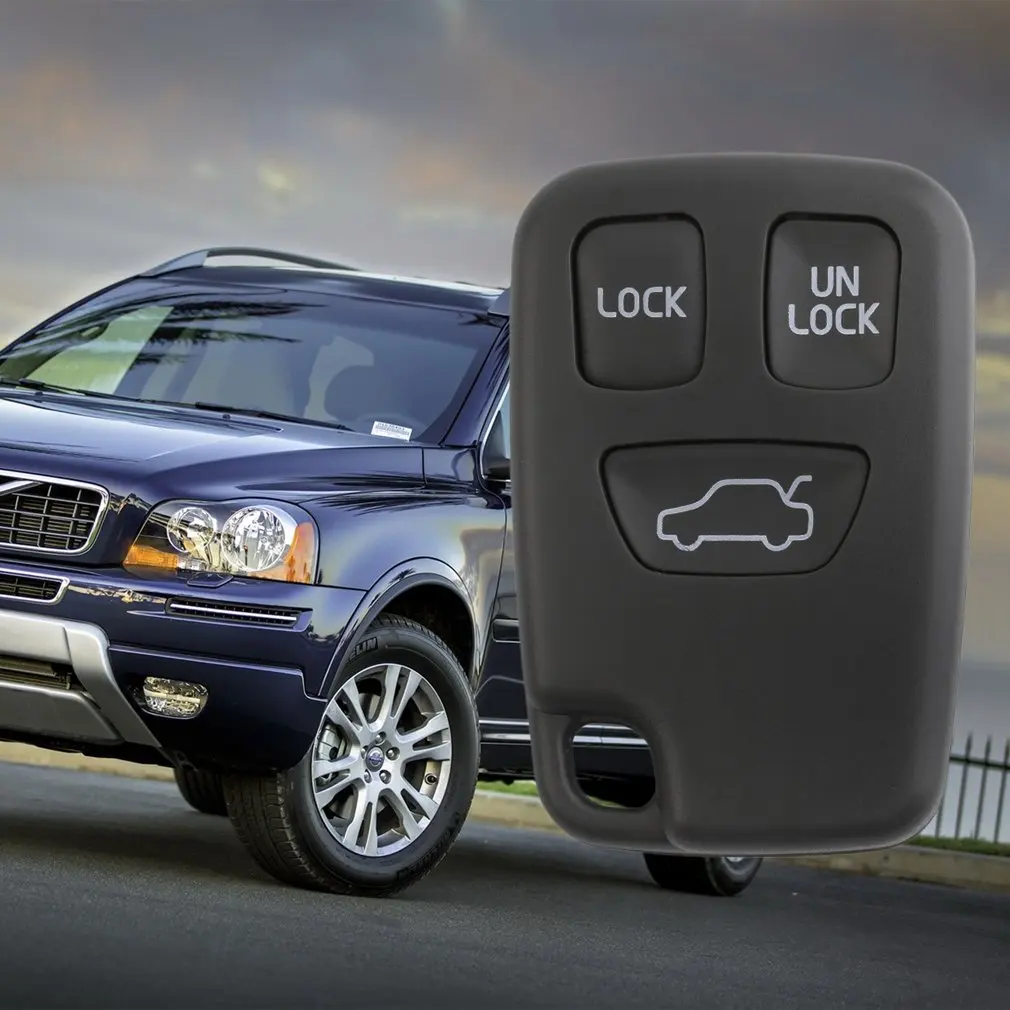 3 кнопки дистанционного брелока для автомобильных ключей Volvo S70 V70 C70 S40 V40 XC90 XC70